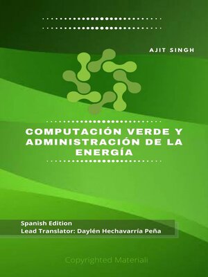 cover image of Computación Verde y Administración de la Energía